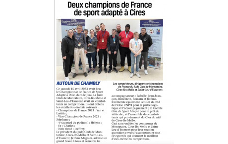 Articles de Presse